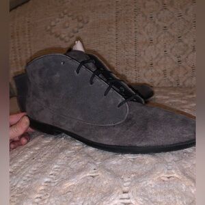 Munro Sport grey leather dress boot 10.5 narrow